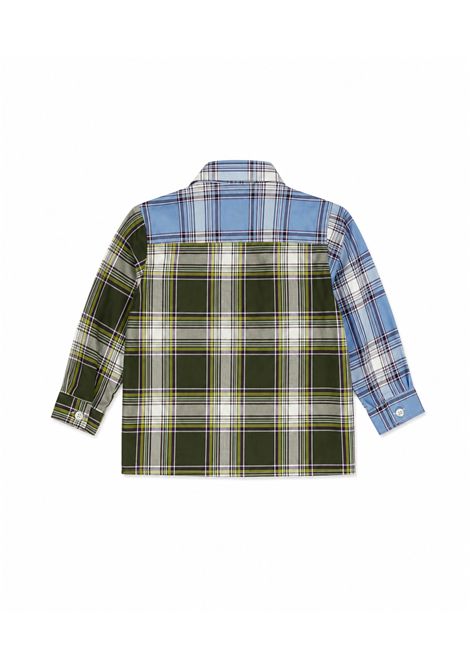 Camicia a quadri MANUEL RITZ | MR4481AZZURRO